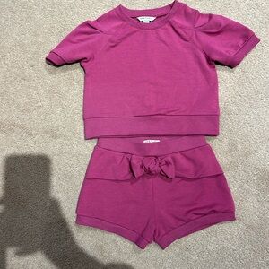Habitual Kids dark pink set